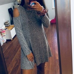 Cold Shoulder Mini Dress!